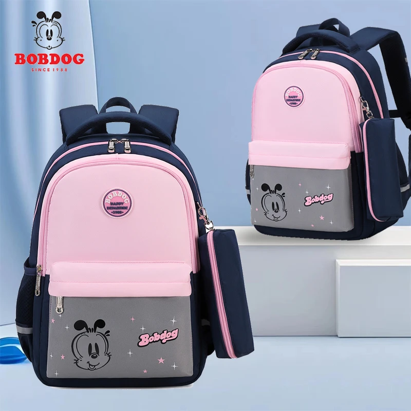 巴布豆书包女生小学生超轻一年级儿童背包女孩护脊减负2025新款