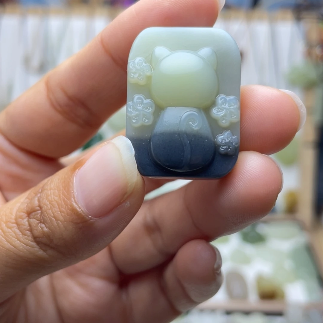 和田玉未镶嵌吊坠(不含链)