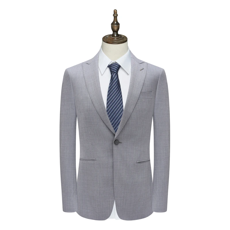 B1601鸟男式春秋西服 两粒扣双开衩商务西装 221262