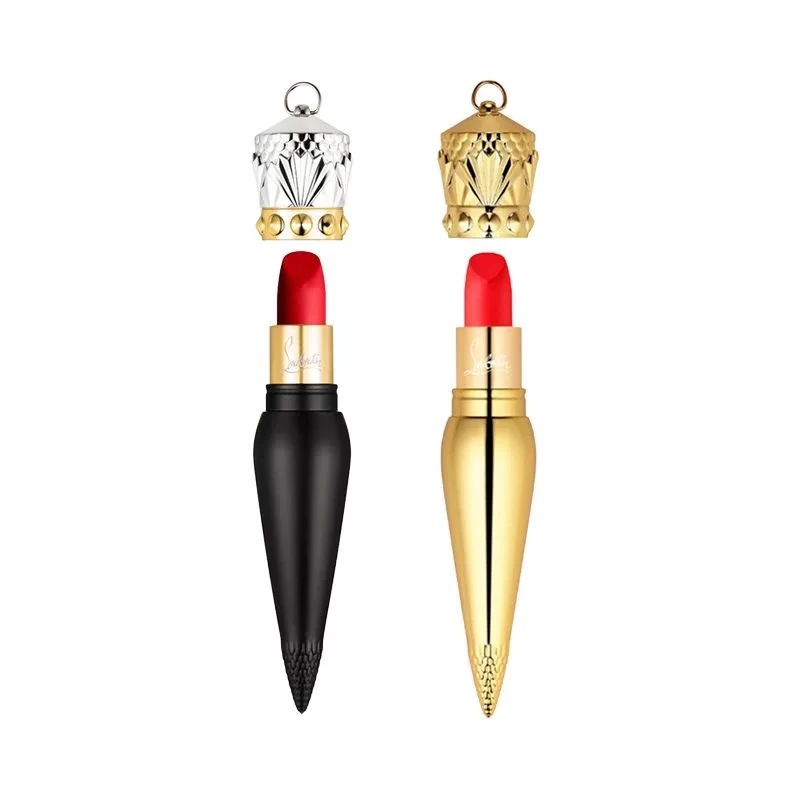 路铂廷女王权杖唇膏萝卜丁口红001m#蓝调正红