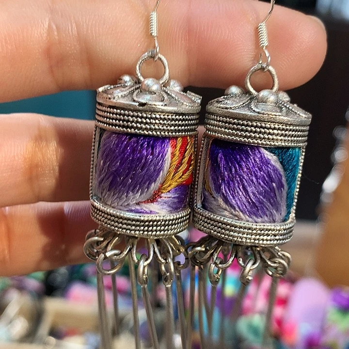 三醋酯纤维耳环耳钉