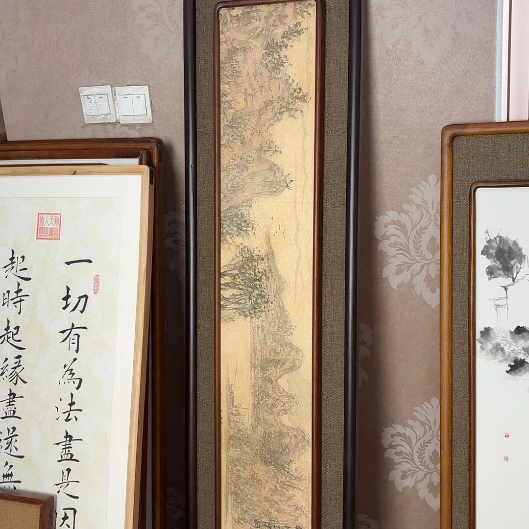 版画真人手绘作品