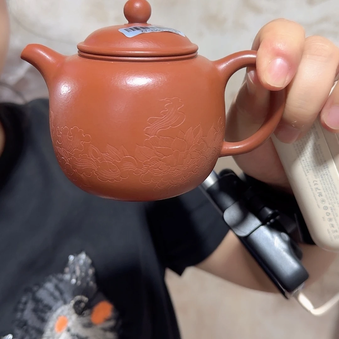 紫砂茶壶赵庄朱泥匏尊