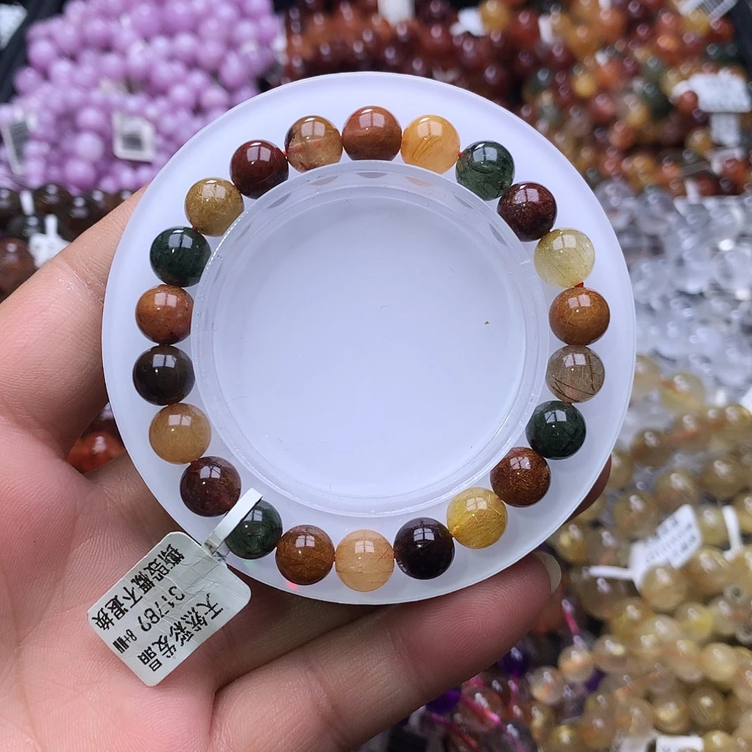 水晶未镶嵌手链，，