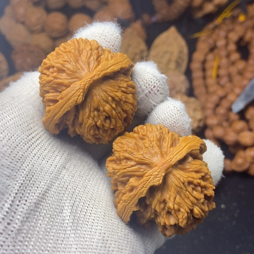 桃核把件秦岭核桃蛤蟆背41