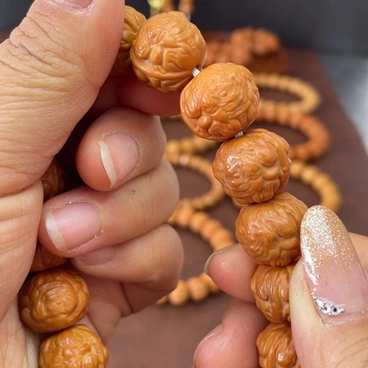 猴头核桃吊坠猴头蟾王