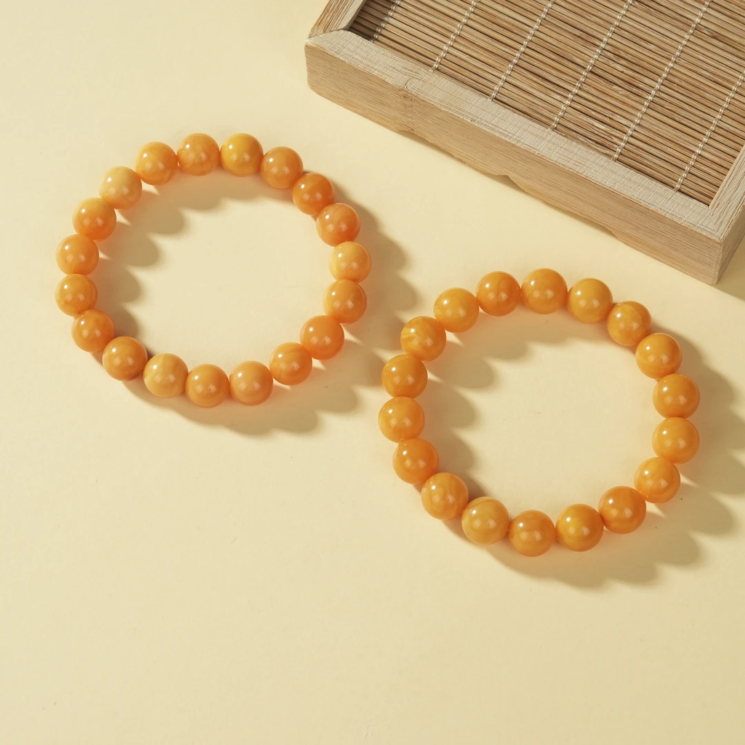 【云上叙】蜜蜡单圈手串-多样性发一件-9.5mm-V04319-K（商城）