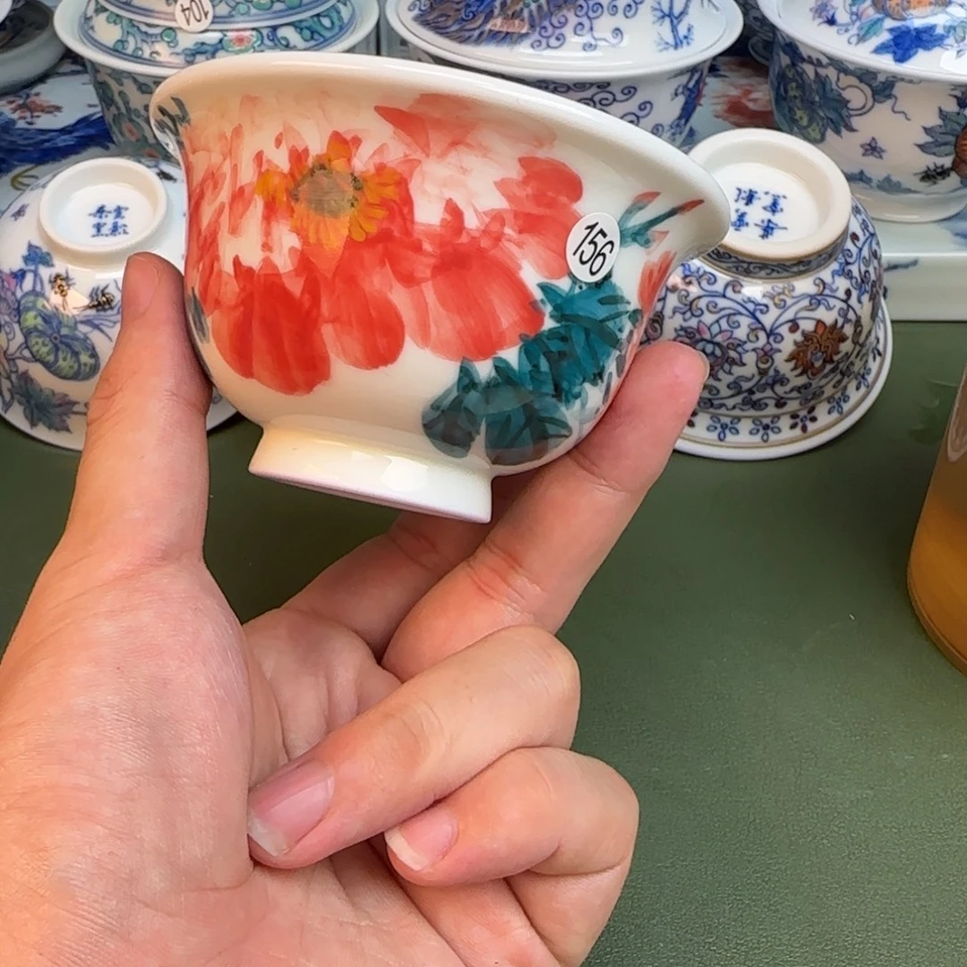 彦祖纯手工手绘茶具156