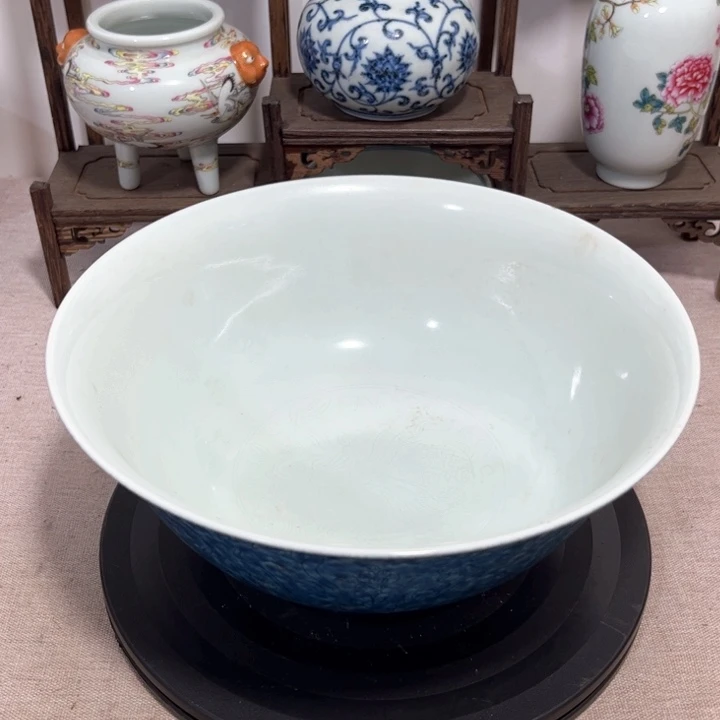 昭***淇摆件洒蓝釉碗88888