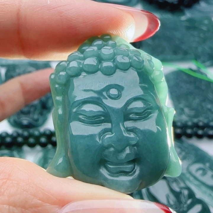 翡翠未镶嵌颈饰多样性发货天然A货翡翠