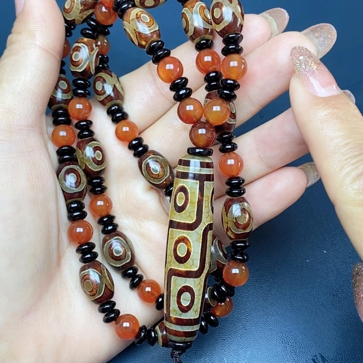 玛瑙/玉髓颈饰合金