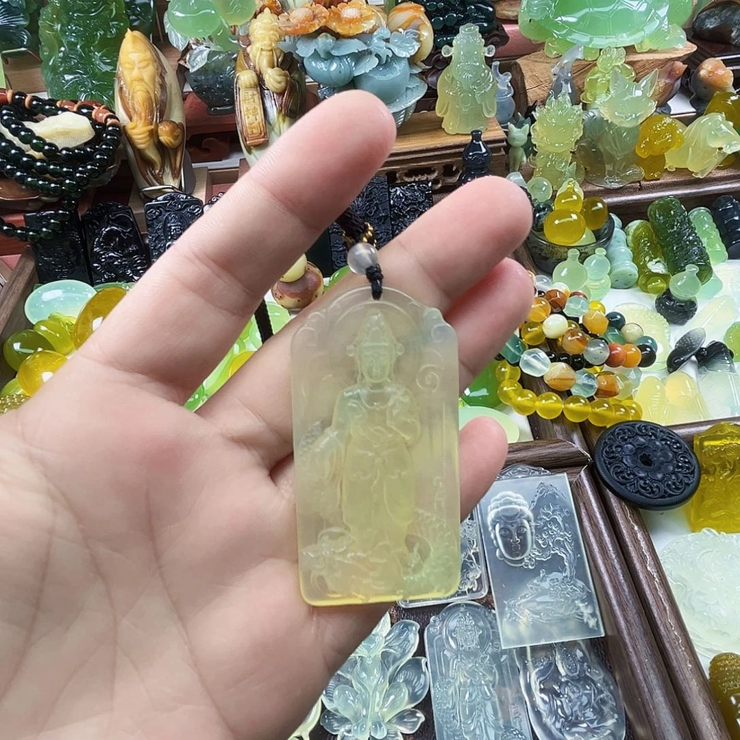 岫玉未镶嵌吊坠(不含链)