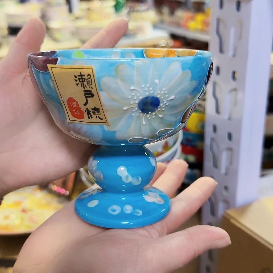 陶濑户烧半夏冰淇淋杯一只看图