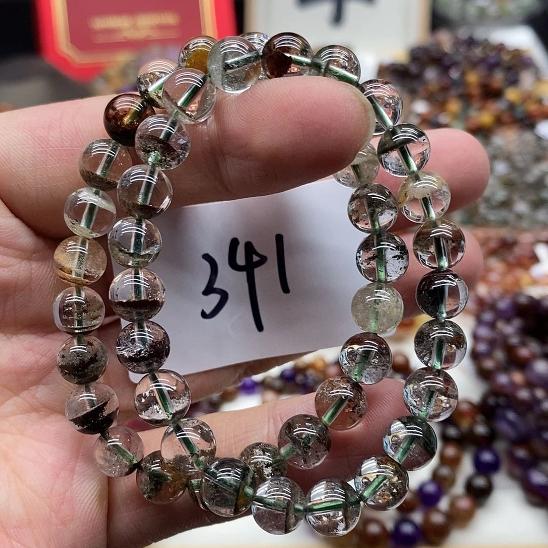 水晶手链未镶嵌多样性发货发一条