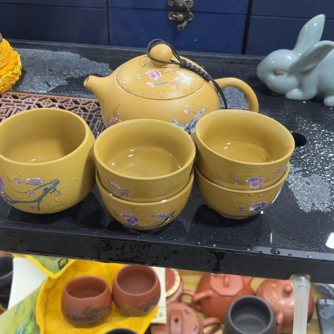 茶杯紫砂紫砂壶一壶5杯