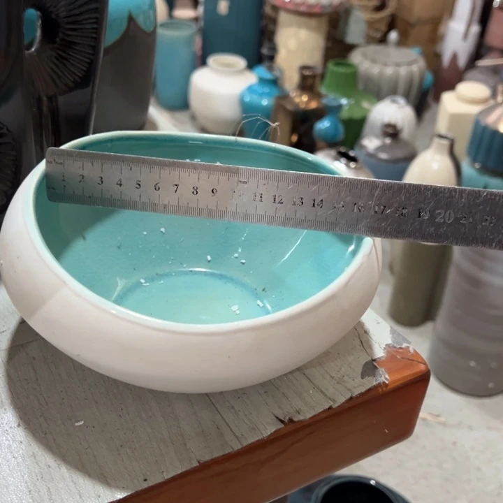 陶瓷花瓶摆件外贸出口微瑕捡漏高10口16公分