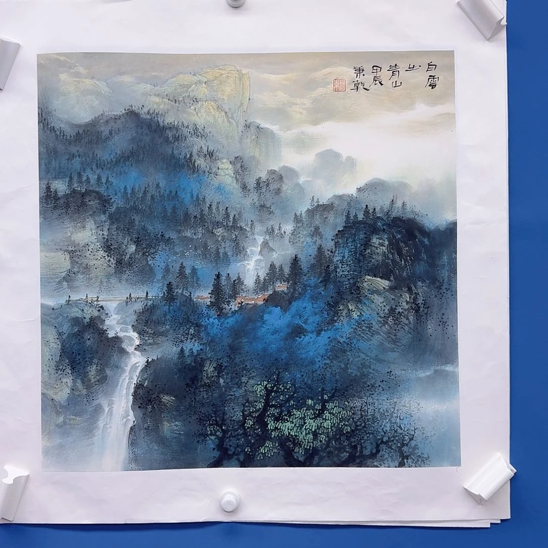 国画多次参加国内外大型书画艺术