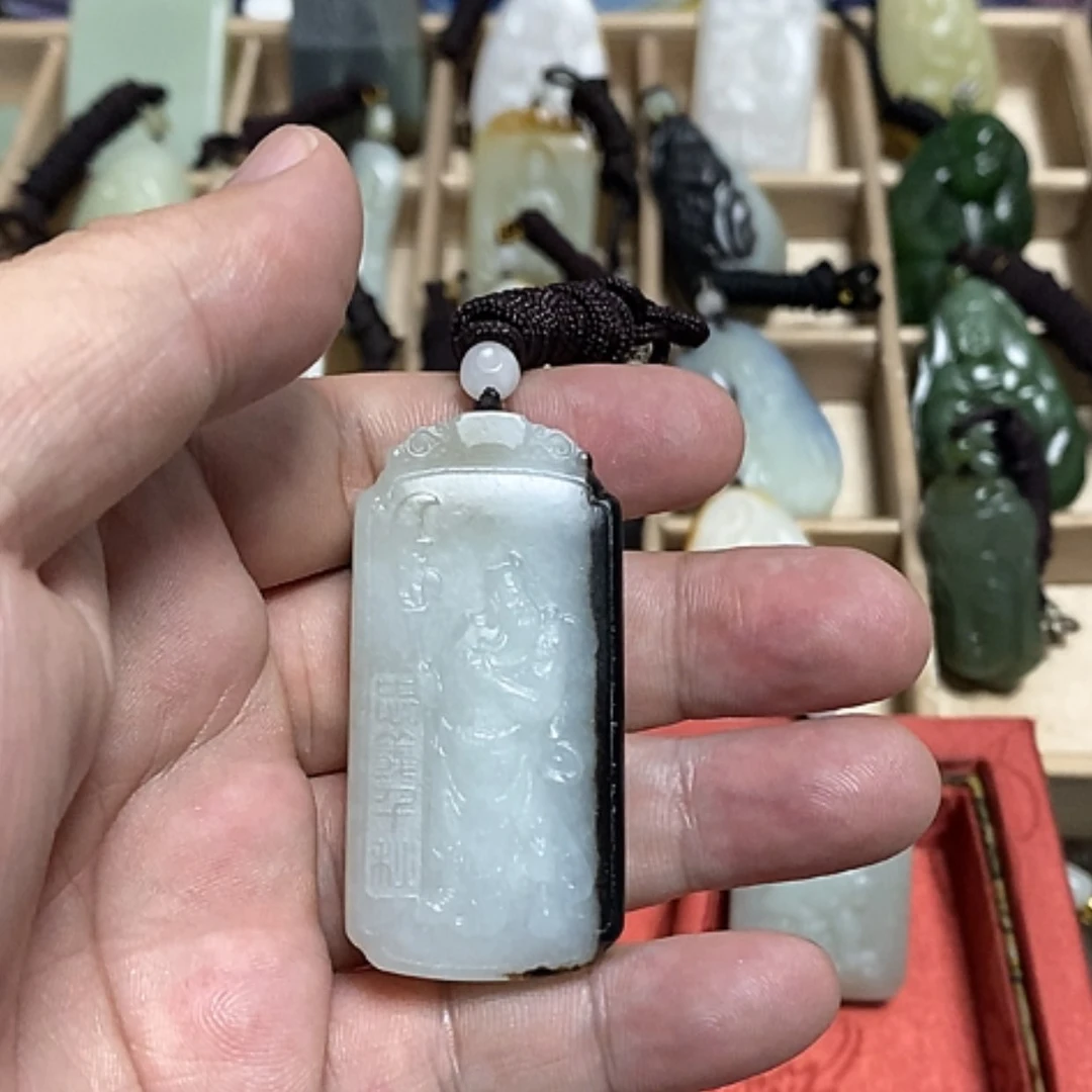 【闪购商品】和田玉颈饰未镶嵌狼**桂