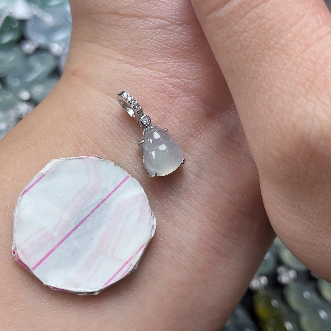 翡翠银S925镶嵌颈饰