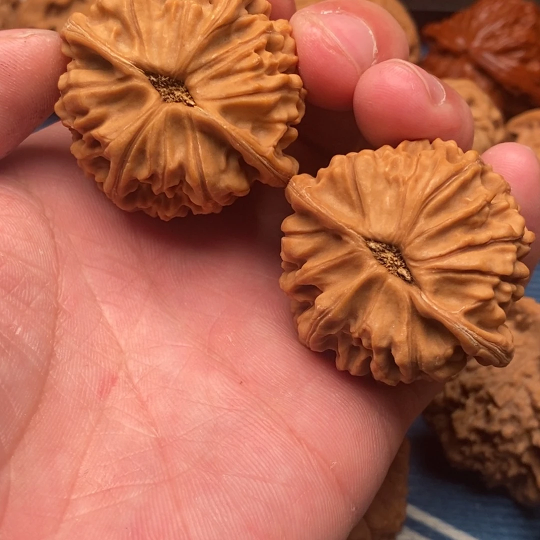 把件文玩核桃二爷帽43全品忠义