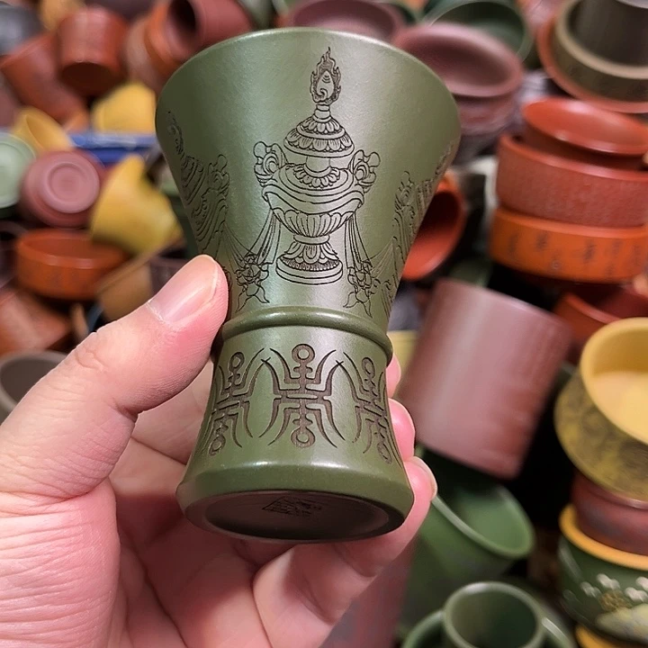 紫砂茶杯全手工紫砂主人杯