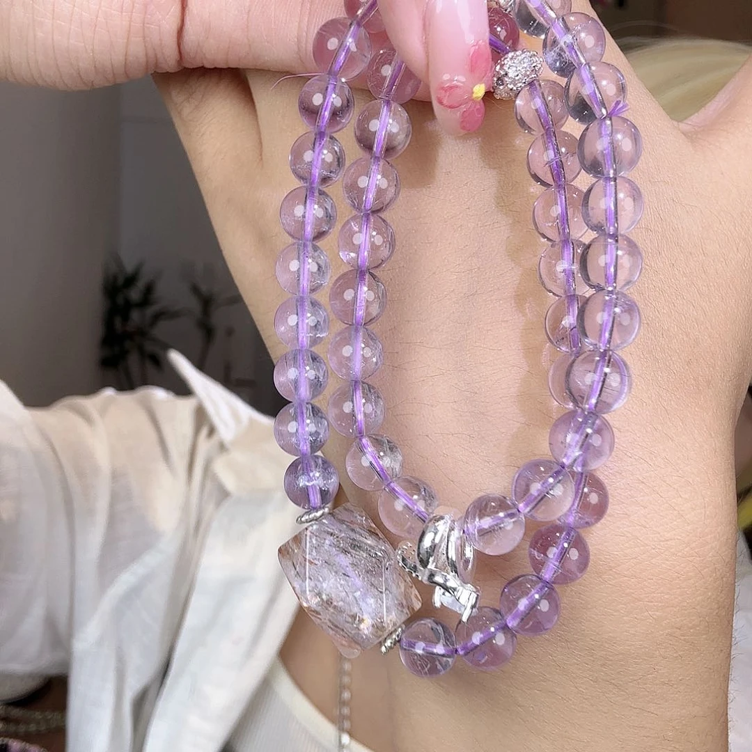 水晶手链未镶嵌黑糖