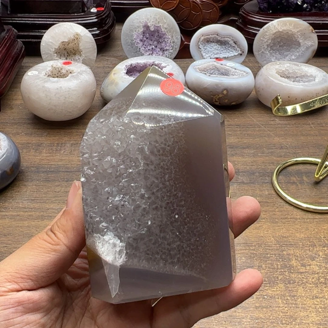 水晶水晶无镶嵌未镶嵌柱子98