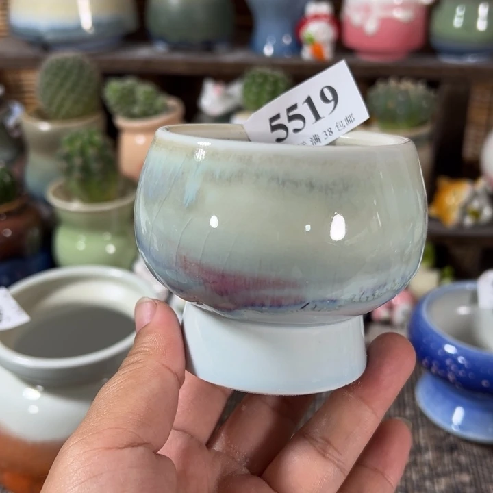 口6 手工花盆满30包邮