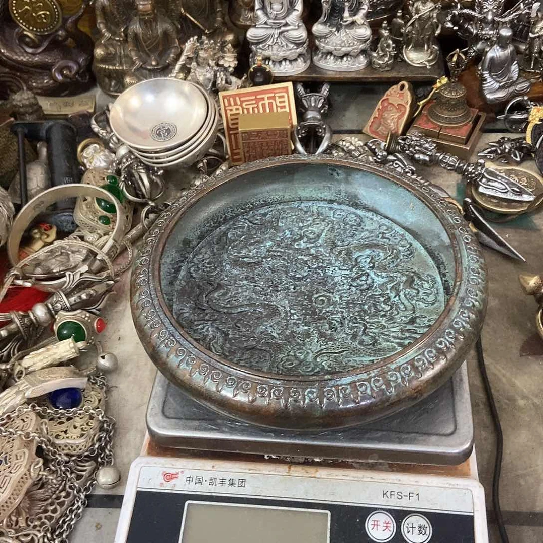 阳光铜摆件，老杨黄铜