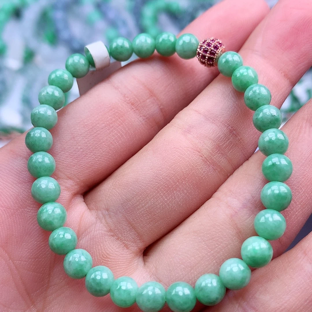 未镶嵌手链翡翠手串