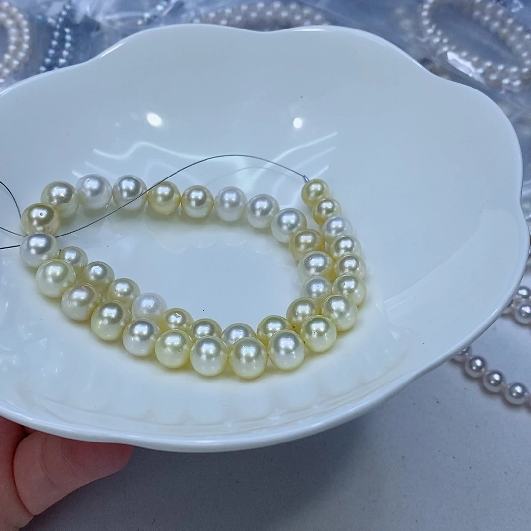 海水珍珠颈饰银S925镶嵌