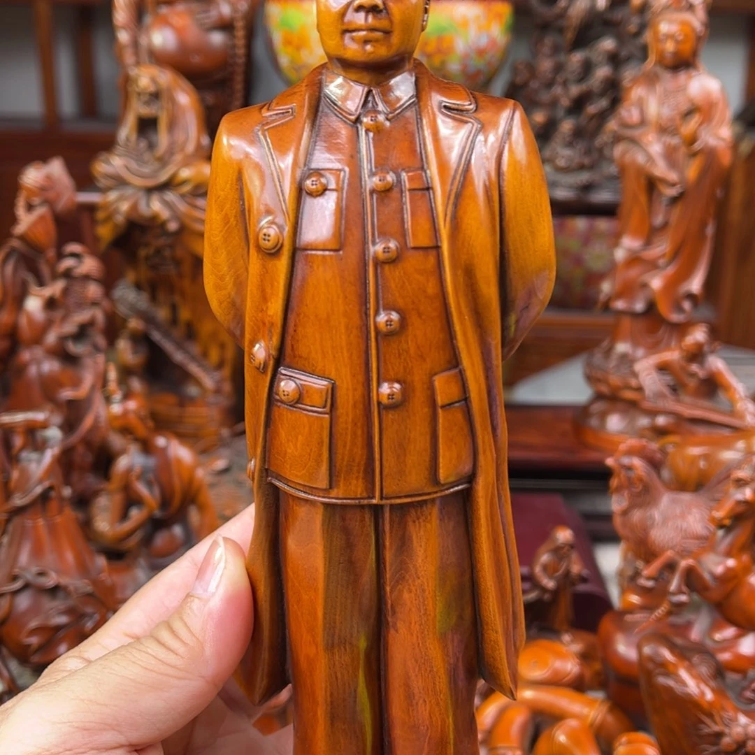 柒***福黄杨木黄杨木雕刻艺术高度20厘米