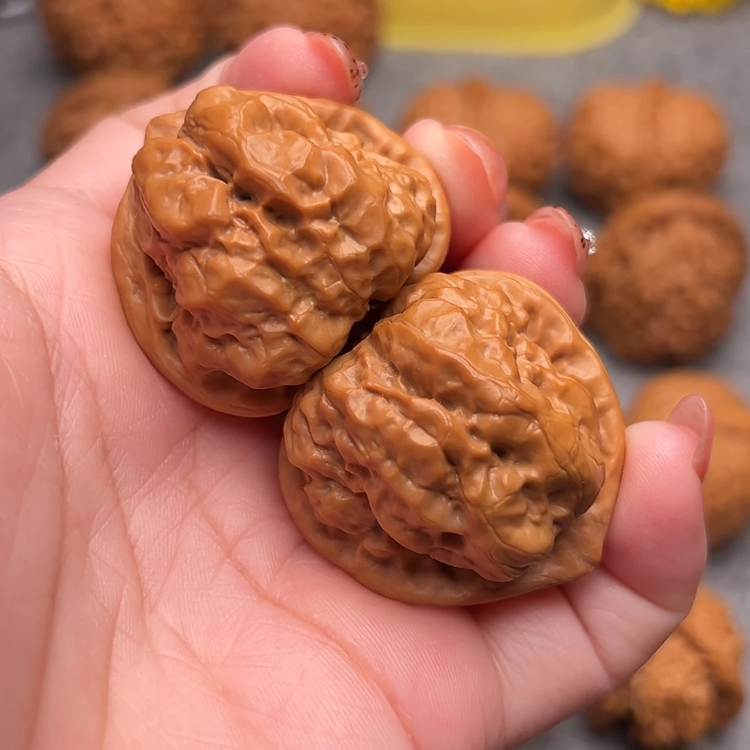 把件文玩核桃精品蛤蟆头37全品