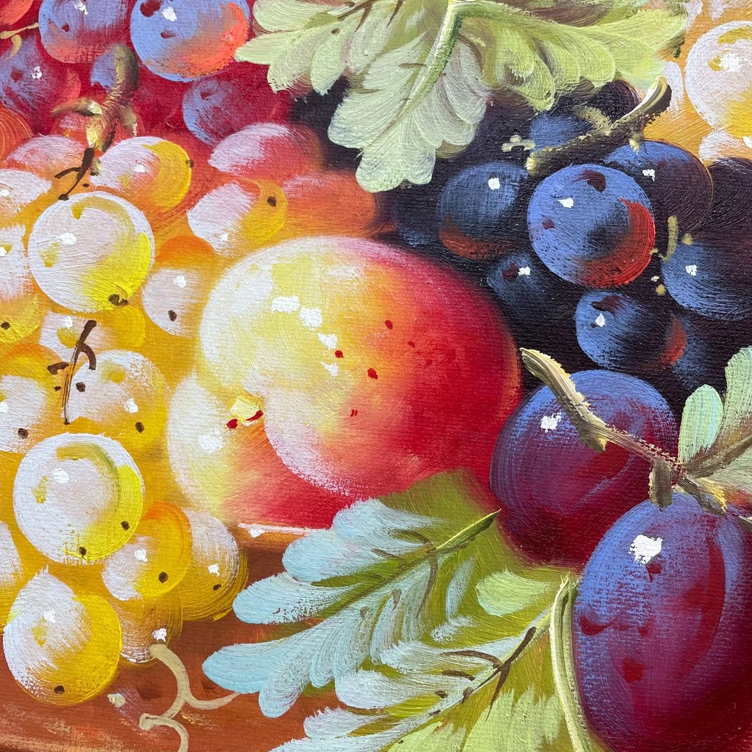 林彦新-***-7.27号 静物水果- 约50*60厘米-手绘油画-麻布
