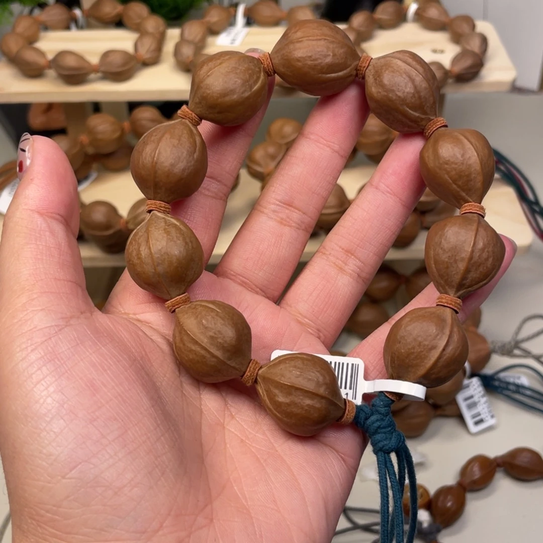 违***心橄榄核手串/手链19.5*25梅林铁核