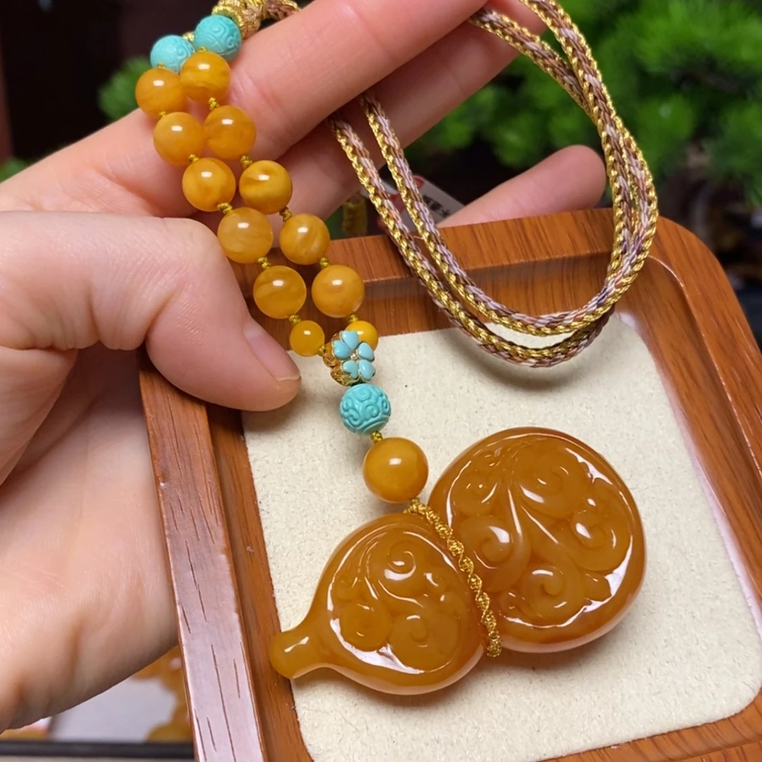 【闪购商品】蜜蜡颈饰未镶嵌项链