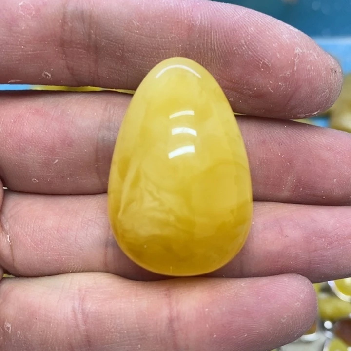 蜜蜡裸石未镶嵌吊坠