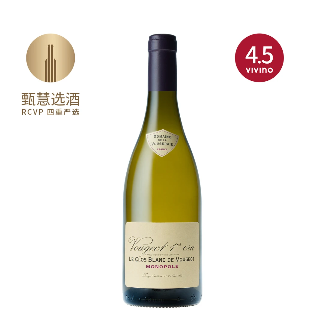 甄慧选酒伍杰雷酒庄伏旧独占一级园白葡萄酒2021 750ml 法国