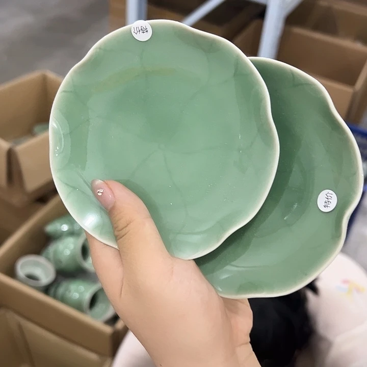 龙泉云间青瓷小米茶器