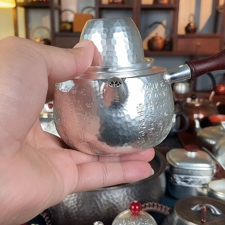 用***8纯手工制作一铜壶制作
