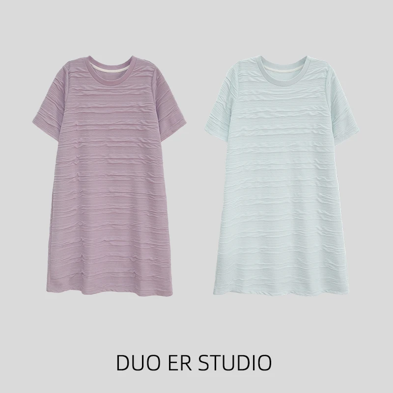 【朵儿studio】“蛋糕裙”薄而不透！清爽透气！A版连衣裙 D541