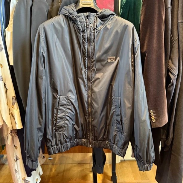 (可可在米兰)D...G新款意式剪裁男士棉服冲锋衣