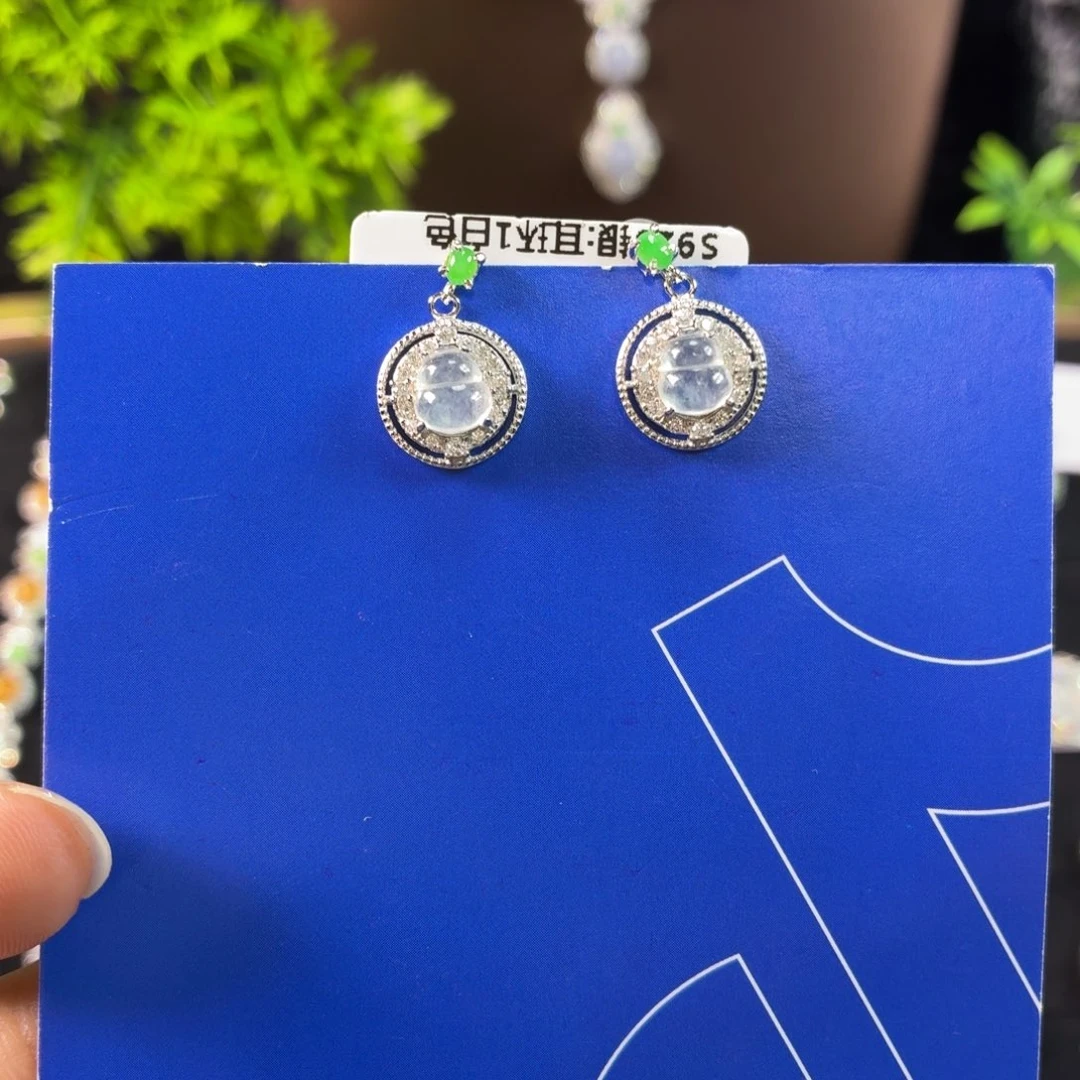 银S925镶嵌戒指翡翠