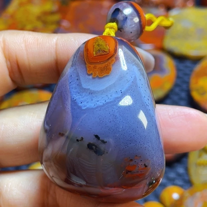 玛瑙/玉髓战国红手把未镶嵌