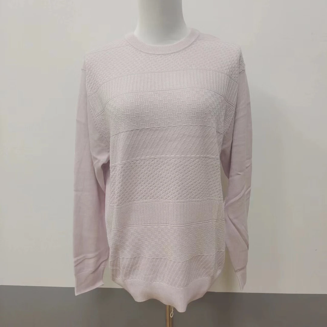 651号淡紫色毛衣打底舒适百搭