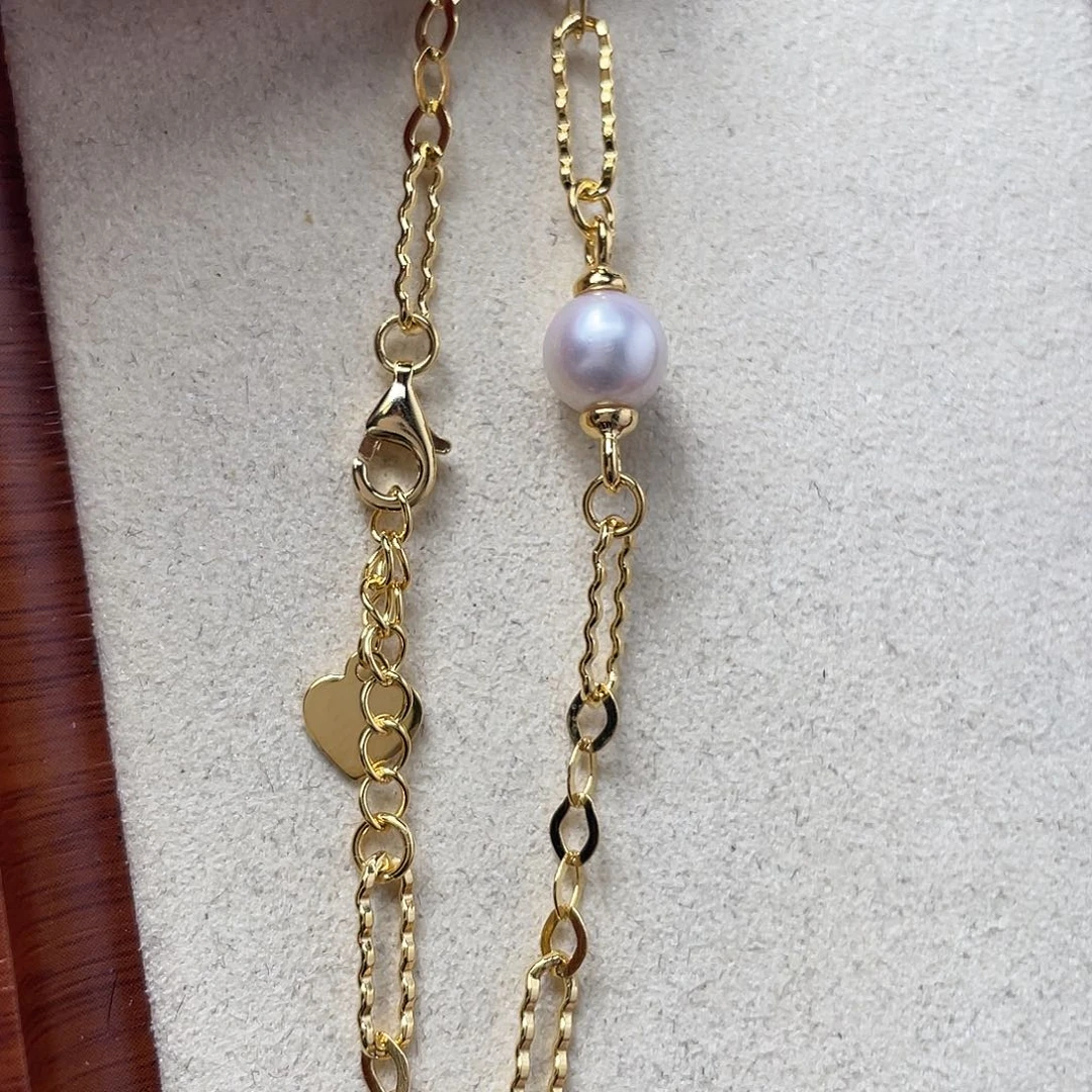 银S925镶嵌吊坠(不含链)海水珍珠