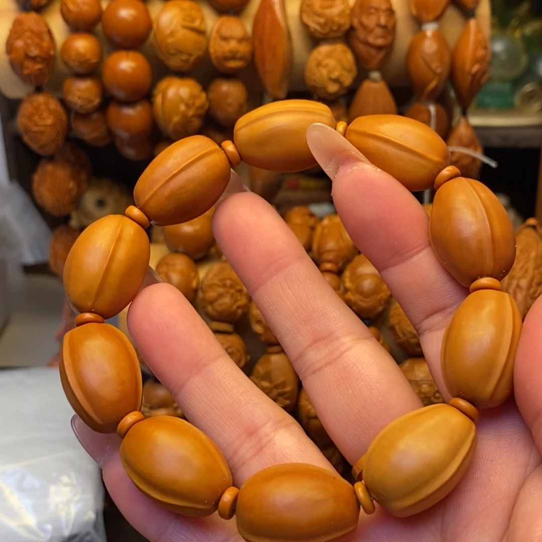 橄榄核手串/手链小*鲨鱼背