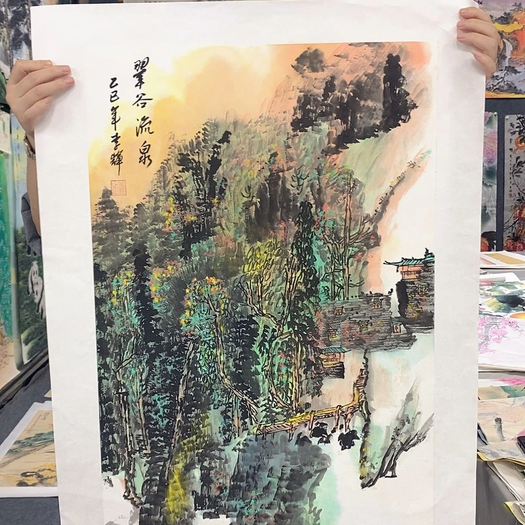 国画国画手绘作品