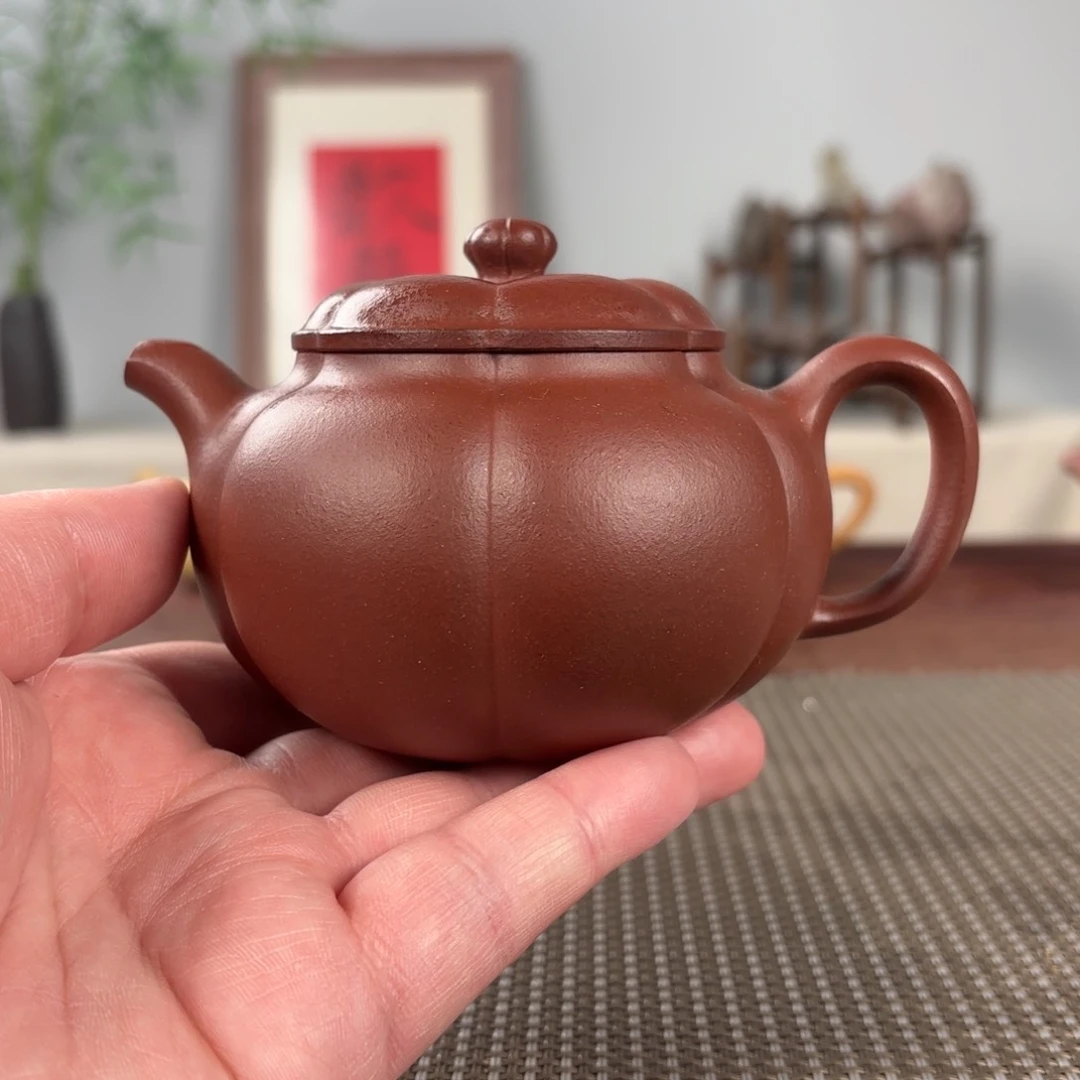 紫砂茶壶微瑕黄龙山原矿紫砂壶