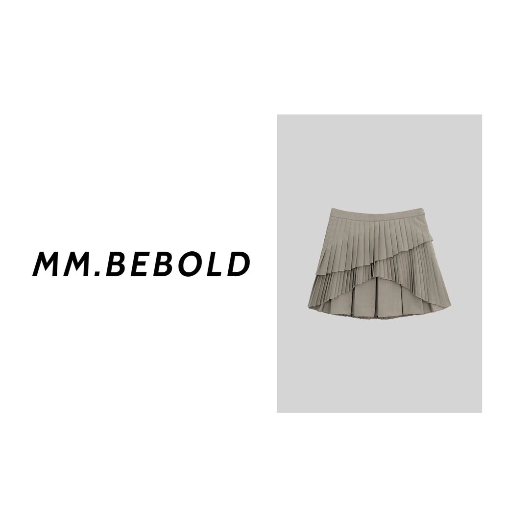 【妙姐精选】不规则百褶短裙MQJ2151